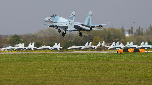 Су-27 перехватил над Балтийским морем самолеты США, Швеции и Германии