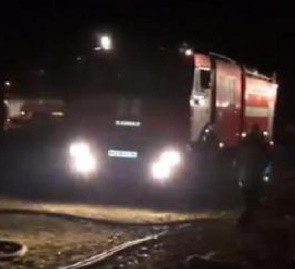 Опубликованы кадры с места смертельного пожара в Махачкале