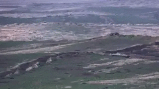 Минобороны Армении показало кадры уничтожения азербайджанских танков