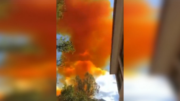 Ракетная ступень во время запуска китайского спутника рухнула рядом со школой