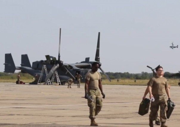 Под Винницей на военном аэродроме развернулось подразделение американской авиации