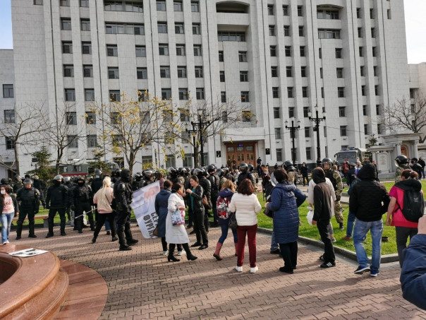 Пресечена попытка организации «майдана». Митингующие в Хабаровске чуть не вышли из-под контроля