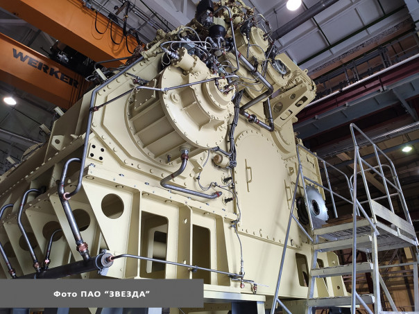 В России созданы первые редукторные агрегаты для фрегата проекта 22350