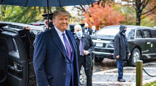 Трамп приехал на крупный митинг сторонников в Вашингтоне