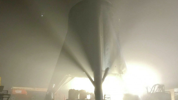 Провалились очередные огневые испытания прототипа ракеты SpaceX Starship