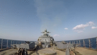 «Маршал Шапошников» в Японском море провёл стрельбы крылатыми ракетами «Уран»