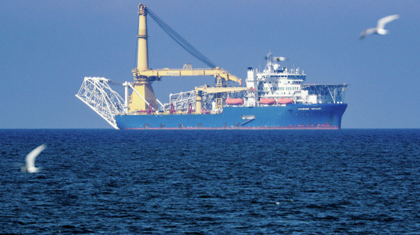 "Академик Черский" вернулся к месту строительства "Северного потока — 2"