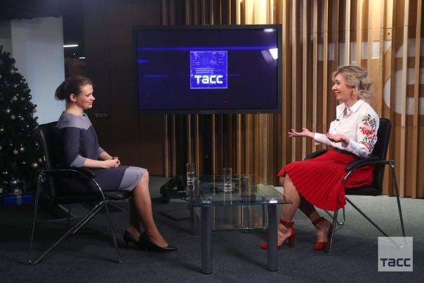 Мария Захарова в интервью ТАСС