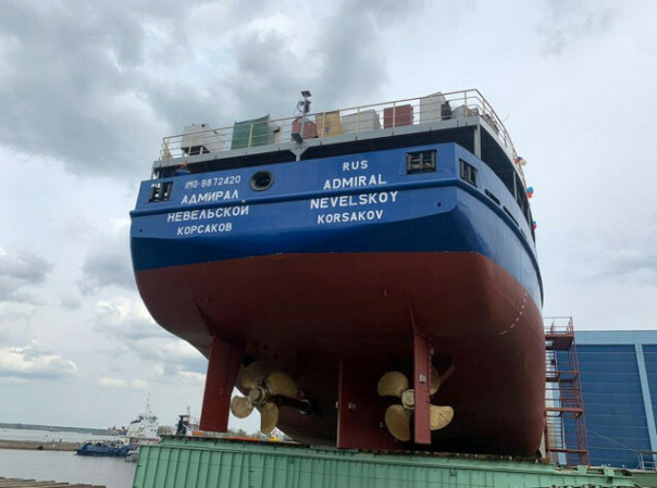 В Калининграде спустили на воду исследовательское судно «Евгений Горигледжан» | НССЗ передал заказчику грузопассажирское судно «Адмирал Невельской»