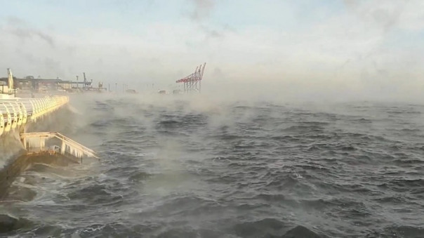 В Одессе "закипело" Черное море