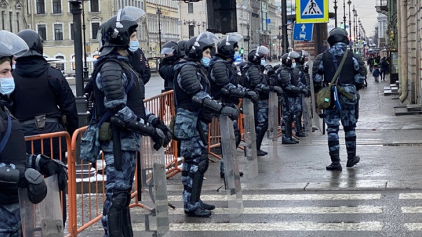 В Санкт-Петербурге закрыт доступ на Дворцовую площадь