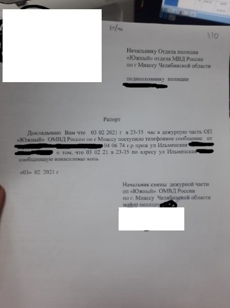 В Челябинской области женщину изнасиловал «конь»