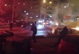 Минувшей ночью греческая столица была охвачена массовыми беспорядками.