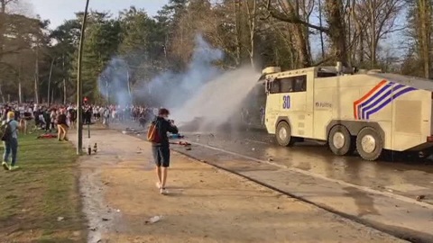 Беспорядки в Брюсселе продолжаются, есть пострадавшие