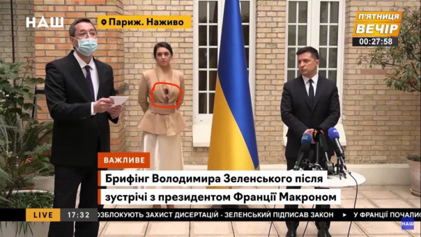 Зеленский предложил Макрону подписать декларацию о поддержке Украины на пути в ЕС