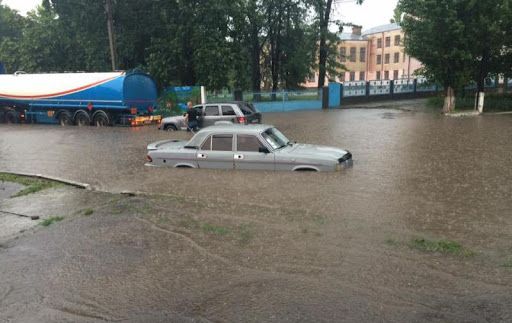 Измаил затопило после мощного ливня