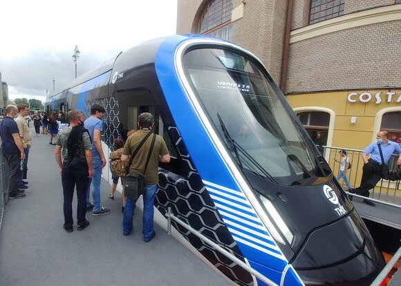 Железнодорожная птица: электричку «Иволга 3.0» представили в Москве