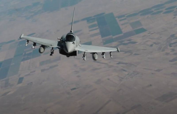 Истребитель ВВС Британии вошёл в воздушное пространство Украины, пролетев примерно в 100 км от границ российского Крыма