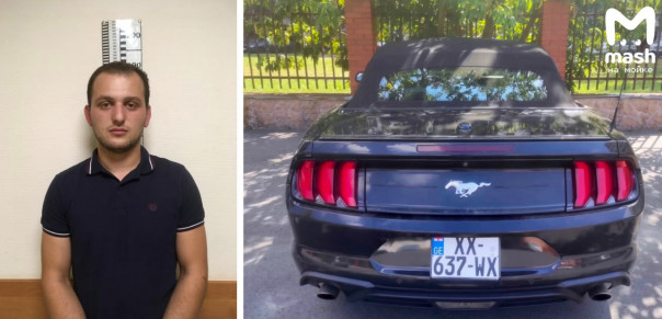 Лаша Пипия, 23 года, приехал из Грузии, напал на парня на дороге, избил, разбил машину