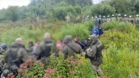 Литва опубликовала кадры инцидента с белорусскими пограничниками