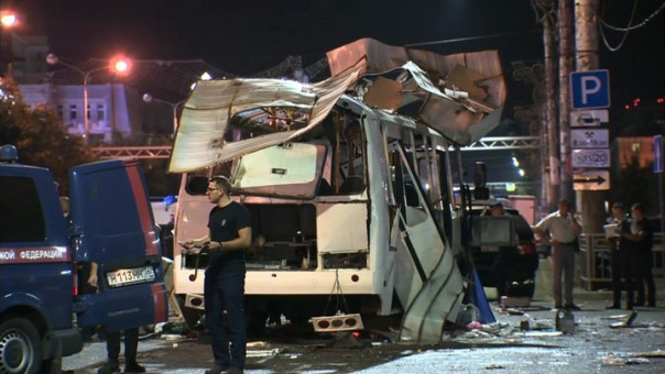 Следов взрывчатки в салоне воронежского автобуса не обнаружено