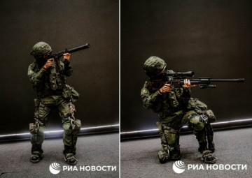 В России создали оснащенный двигателями боевой экзоскелет