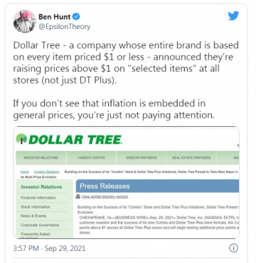 США: Ведущая сеть магазинов фиксированной цены поднимает планку цен в 5 раз