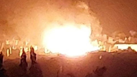 В Ливане взорвался и загорелся склад оружия