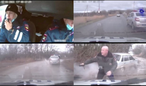 «Анжела, стреляй!»: Голливудская погоня со стрельбой за подростком в Волжском попала на видео