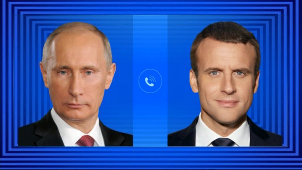 Путин – Макрону: происходит накачка Украины современным оружием