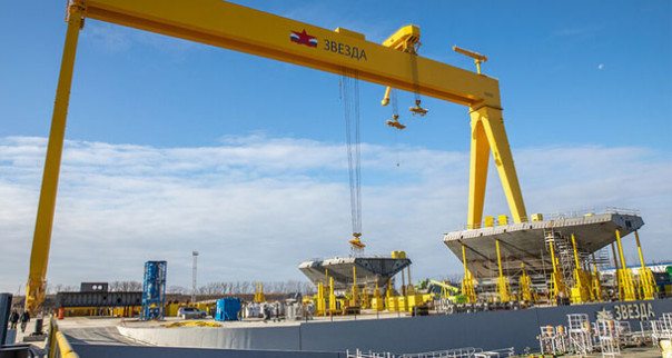 Сухой док судостроительного комплекса «Звезда» введён в эксплуатацию