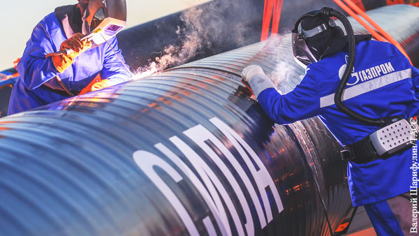 «Газпром» сообщил о росте объема поставок в Китай на 60%