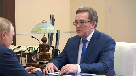 Путин встретился с генеральным конструктором концерна "Алмаз – Антей"