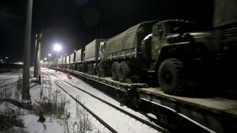 Новый эшелон с военной техникой направился из Амурской области в Белоруссию
