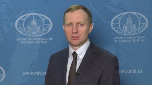 Заместитель директора ДИП МИД РФ Алексей Зайцев проводит брифинг: ответ США и НАТО, санкции и ситуация на Украине.