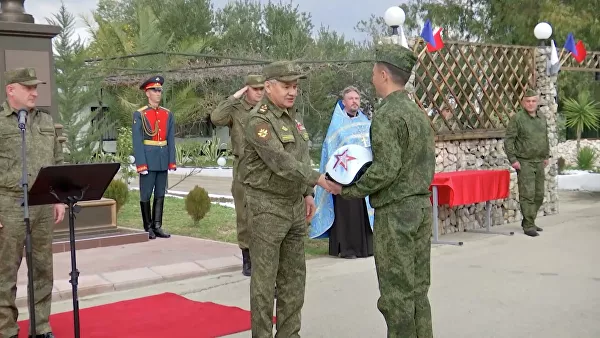 Глава Минобороны Шойгу проинспектировал учения ВМФ в восточной части Средиземного моря