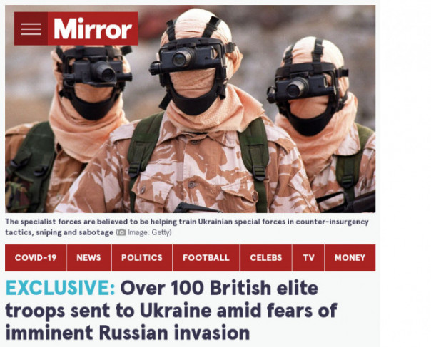 Великобритания перебросила на Украину элитный спецназ