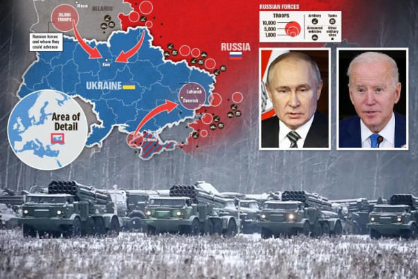 Итоги переговоров Путин-​Байден в изложении The Sun. Вторжение ожидается в среду