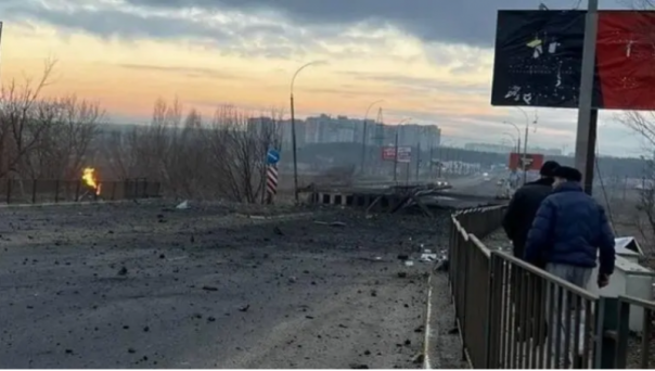 В сторону Киева движутся механизированные колонны России