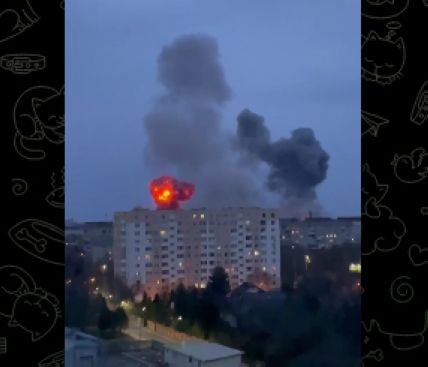 Красивое на ночь: Вторая серия ударов по Львову