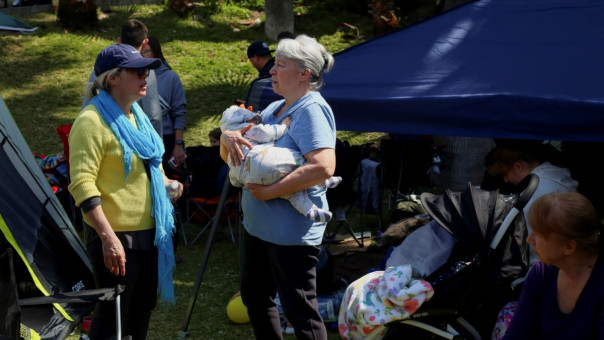 Украинские беженцы скапливаются на мексикано-американской границе