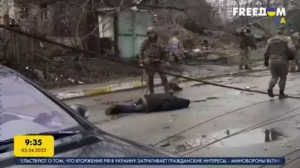 В сеть слили кадры видеоотчета по подготовке провокации ВСУ в Буче