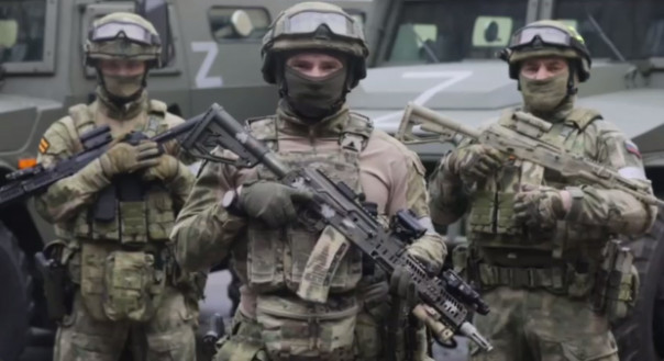 Обращение бойцов спецназа Росгвардии к украинской актрисе, которая решила записать ролик в стиле ИГИЛ*