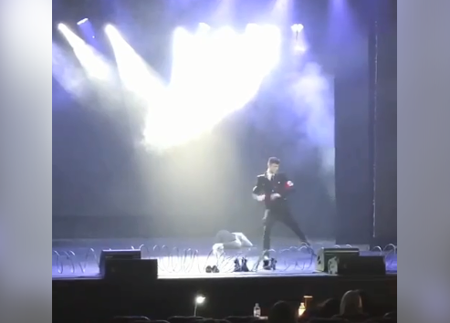 Очередная мерзость к Дню Победы: танец "внутренние терзания" коменданта концлагеря Освенцим