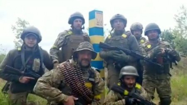 Укры и пограничный столб