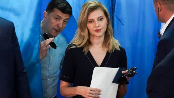 Жена Зеленского "сдала" мужа во время совместного интервью