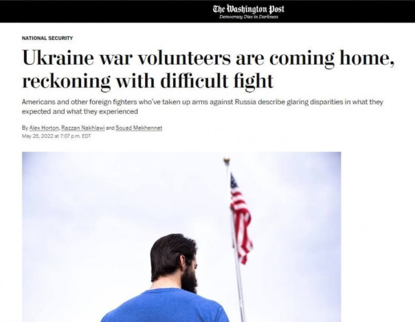 Иностранные наемники уезжают с Украины из-за нехватки оружия и советуют другим бойцам не воевать против России — The Washington Post