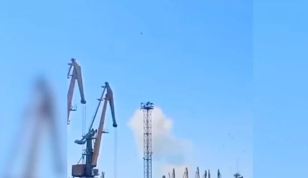 В Бердянске прогремели два мощных взрыва