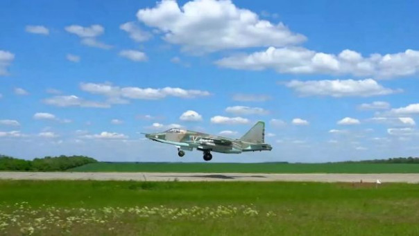 Самолёт Су-25 потерпел крушение во время учебного полёта в Белгородской области