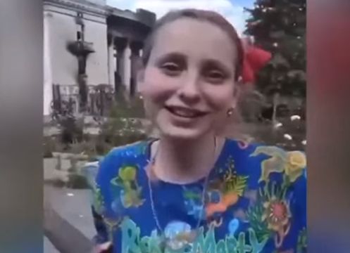 Интервью с Полиной — девочкой из Лисичанска, которую бандеробесы затравили за видео, где она радостно встречает русских военных